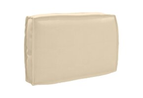 vidaXL Palletkussen Rugleuning Beige Oxford Stof - 39% Korting