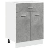 Betongrijze Onderkast met Lade 60x46x81,5 cm - 59% Korting