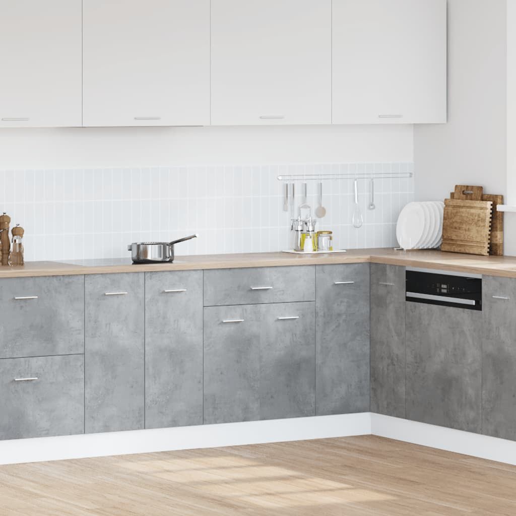 Betongrijze Onderkast met Lade 60x46x81,5 cm - 59% Korting