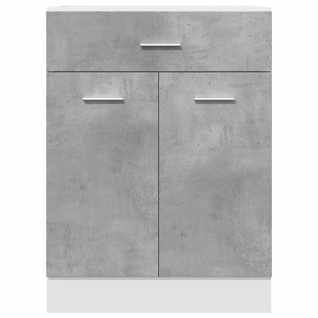 Betongrijze Onderkast met Lade 60x46x81,5 cm - 59% Korting