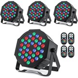 4x LED Par Lichtset 36 LED RGB met Korting (34%)