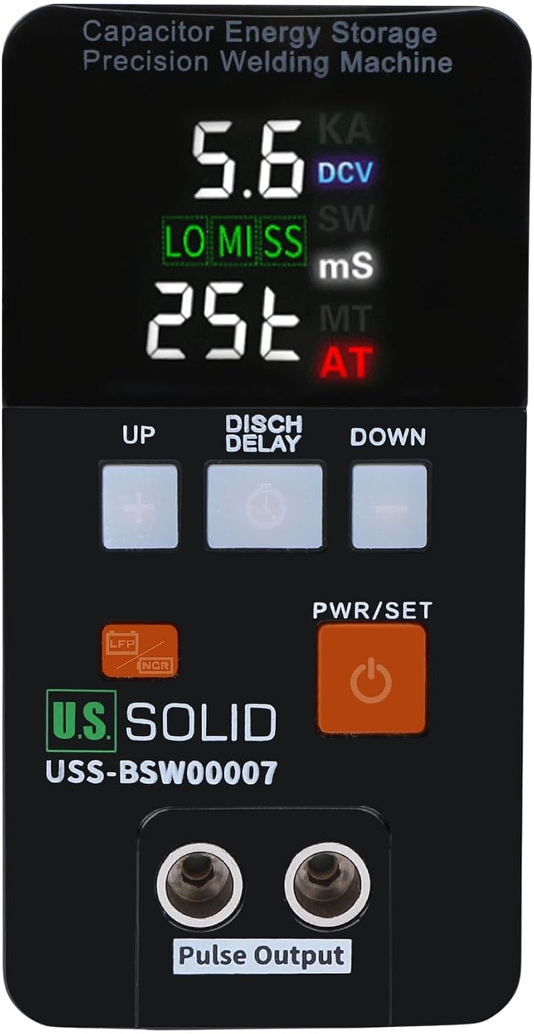 U.S. Solid USS-BSW00007 Accu Puntlasapparaat 21kW 3500A Condensator Energieopslag voor Lithium Accu's