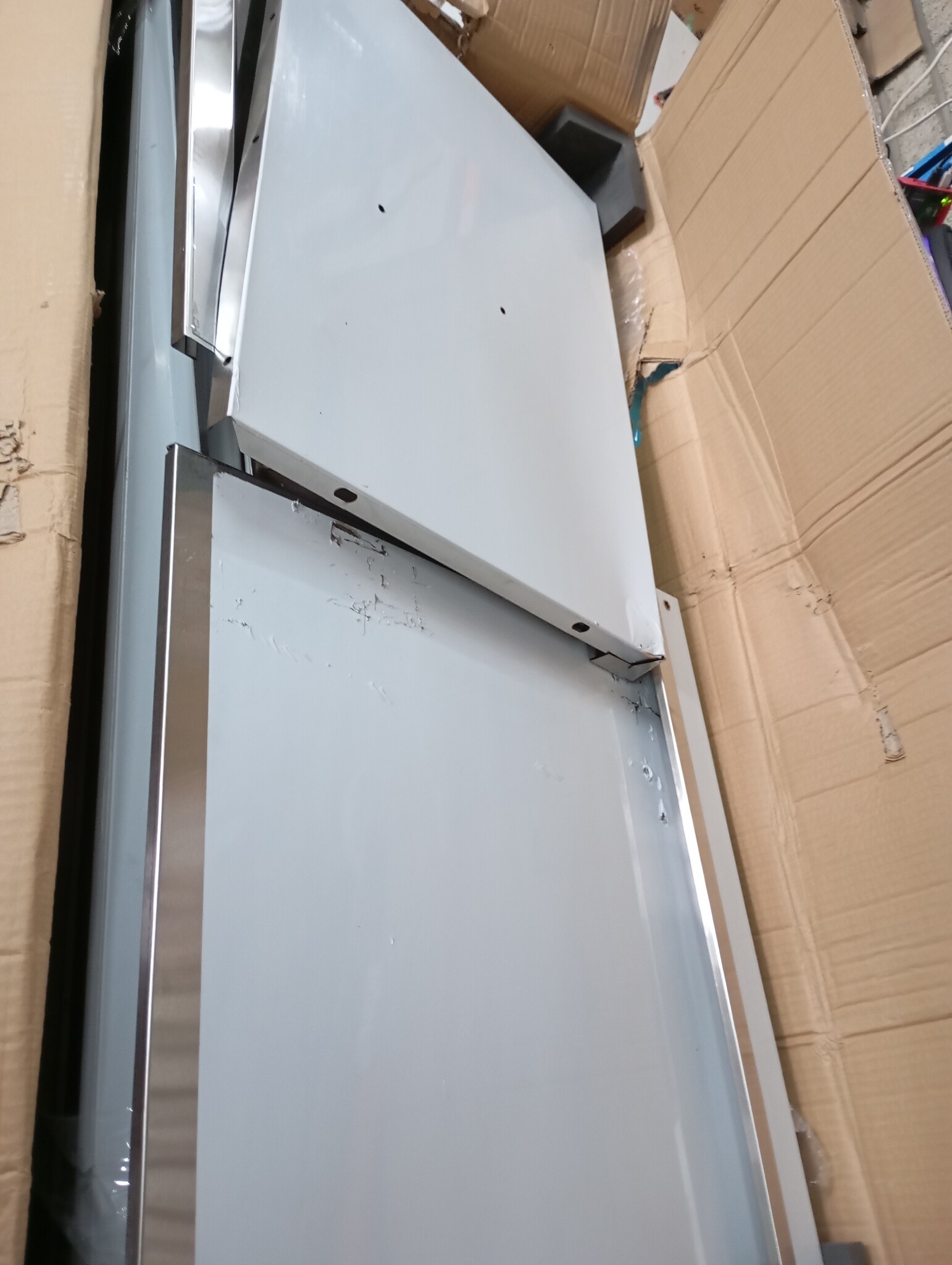 Werktafel RVS met Schuifdeuren - 120x50cm - 60% Korting