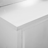Werktafel RVS met Schuifdeuren - 120x50cm - 60% Korting