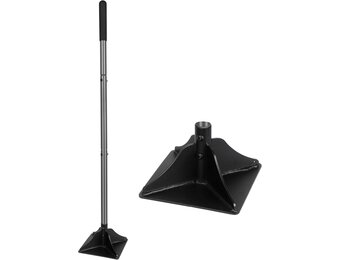 Walensee Stalen stamper met 48 inch stalen handvat 8 "x 8" Tuin Sabotage met Rubber Grip voor Laborsaving All-Steel Sabotage Heavy Duty Ideaal Tool voor het nivelleren van grond installeren