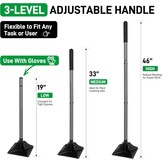 Walensee Stalen stamper met 48 inch stalen handvat 8 "x 8" Tuin Sabotage met Rubber Grip voor Laborsaving All-Steel Sabotage Heavy Duty Ideaal Tool voor het nivelleren van grond installeren