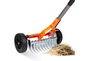 Verticuteerhark met wielen - 40% Korting