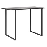 vidaXL Tuinstafel Grijs 100 x 55 x 70 cm Staal en DPC