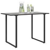 vidaXL Tuinstafel Grijs 100 x 55 x 70 cm Staal en DPC
