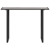 vidaXL Tuinstafel Grijs 100 x 55 x 70 cm Staal en DPC
