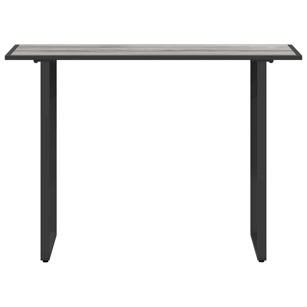 vidaXL Tuinstafel Grijs 100 x 55 x 70 cm Staal en DPC