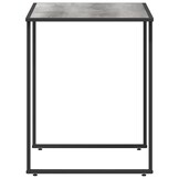 vidaXL Tuinstafel Grijs 100 x 55 x 70 cm Staal en DPC