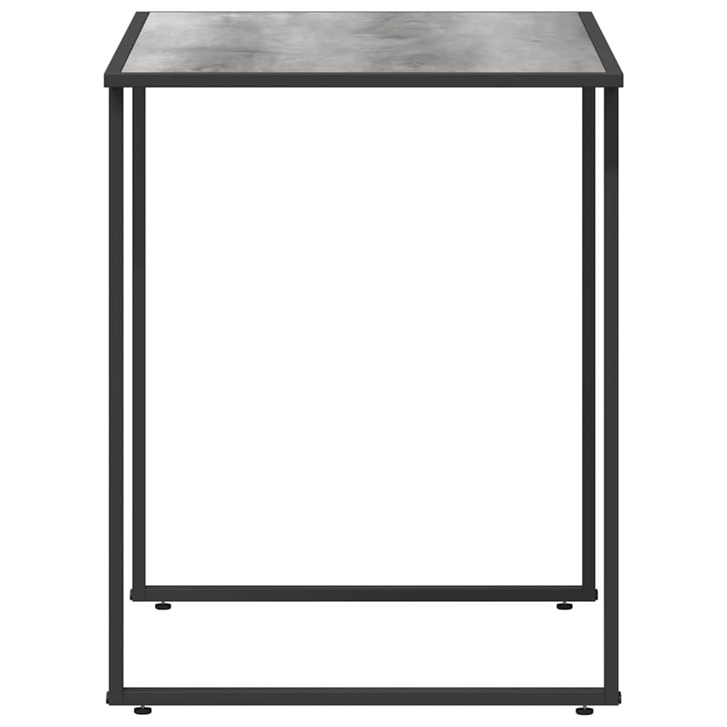 vidaXL Tuinstafel Grijs 100 x 55 x 70 cm Staal en DPC