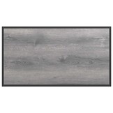 vidaXL Tuinstafel Grijs 100 x 55 x 70 cm Staal en DPC