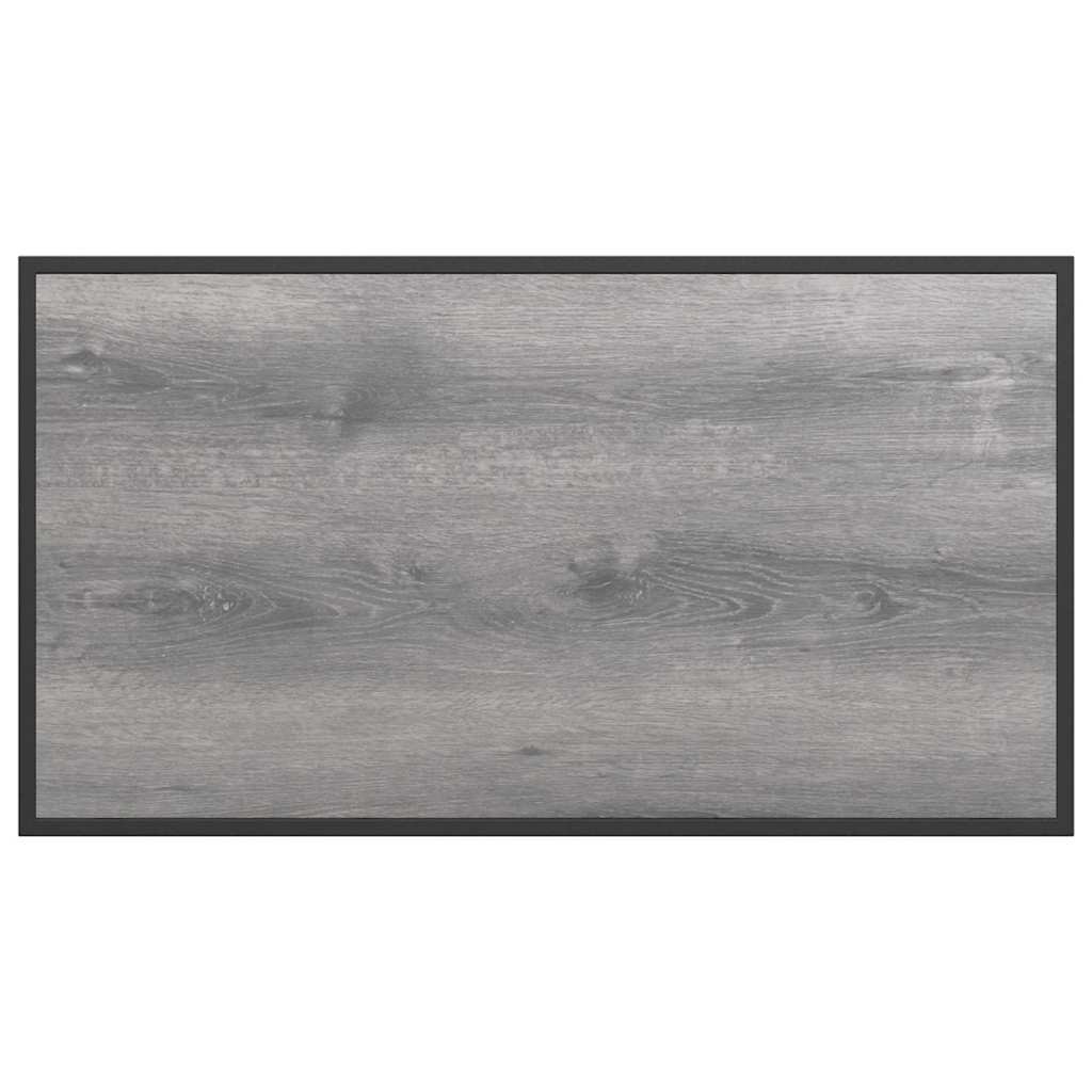 vidaXL Tuinstafel Grijs 100 x 55 x 70 cm Staal en DPC