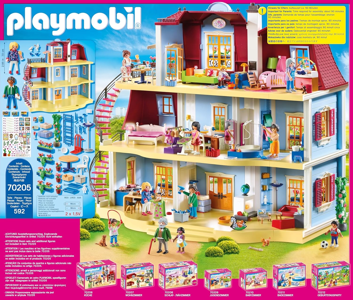 PLAYMOBIL Dollhouse Groot Herenhuis - 70205
