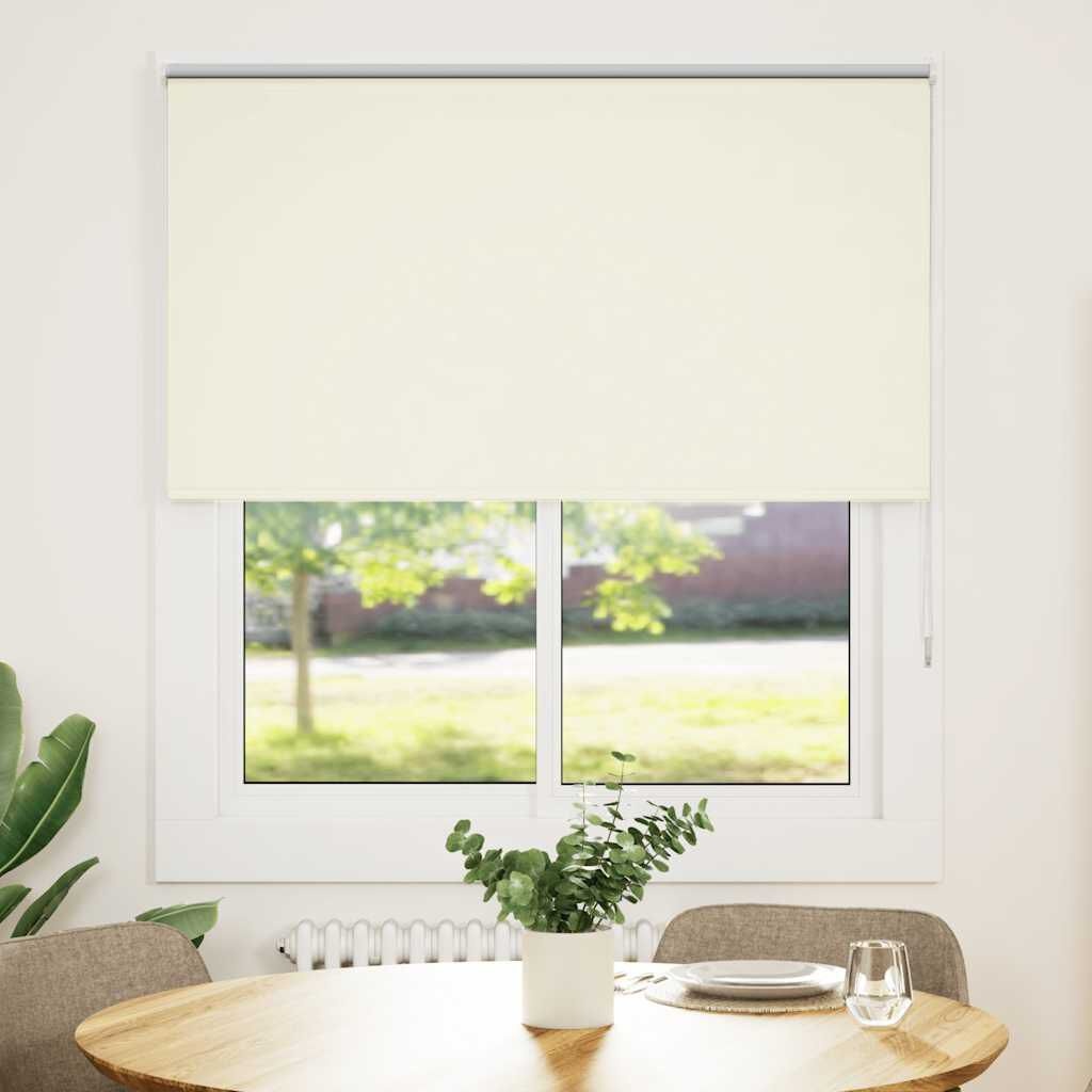 vidaXL Rolgordijn verduisterend 130x130 cm stofbreedte 126,6 cm