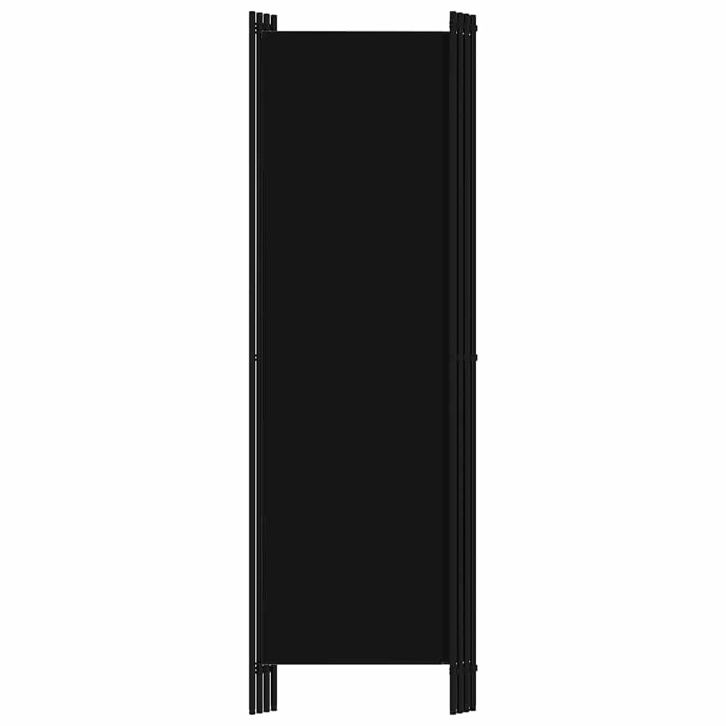 vidaXL Kamerscherm met 4 panelen 200x180 cm zwart