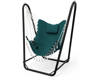 G TALECO GEAR Hangstoel met Standaard - Groen - 82 x 90 cm