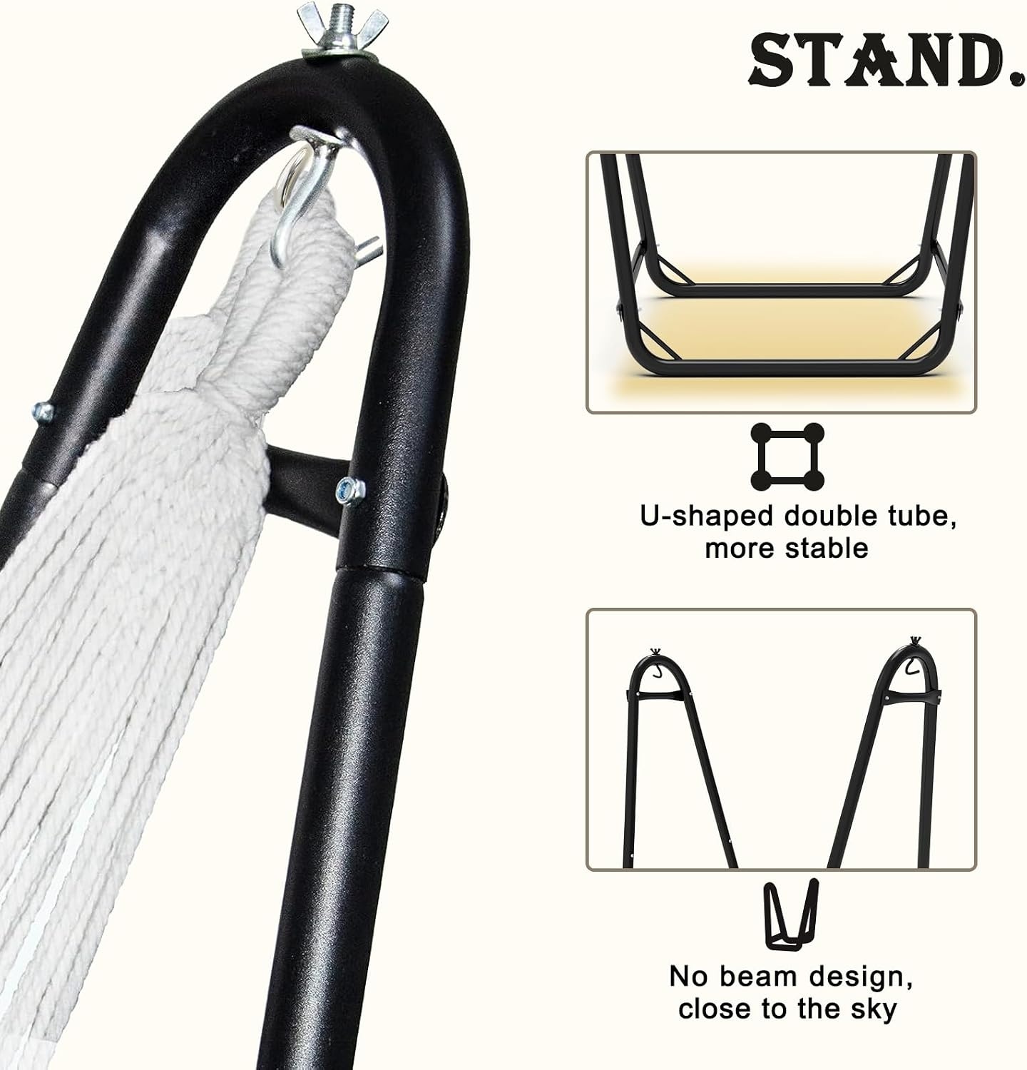 G TALECO GEAR Hangstoel met Standaard - Groen - 82 x 90 cm