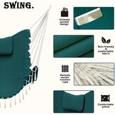 G TALECO GEAR Hangstoel met Standaard - Groen - 82 x 90 cm