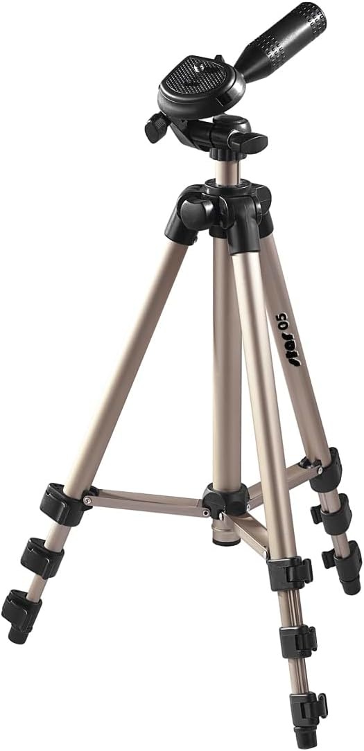 Hama light entry tripod with tripod champagne, 36-106 cm., silver, 36.5-106.5 cm