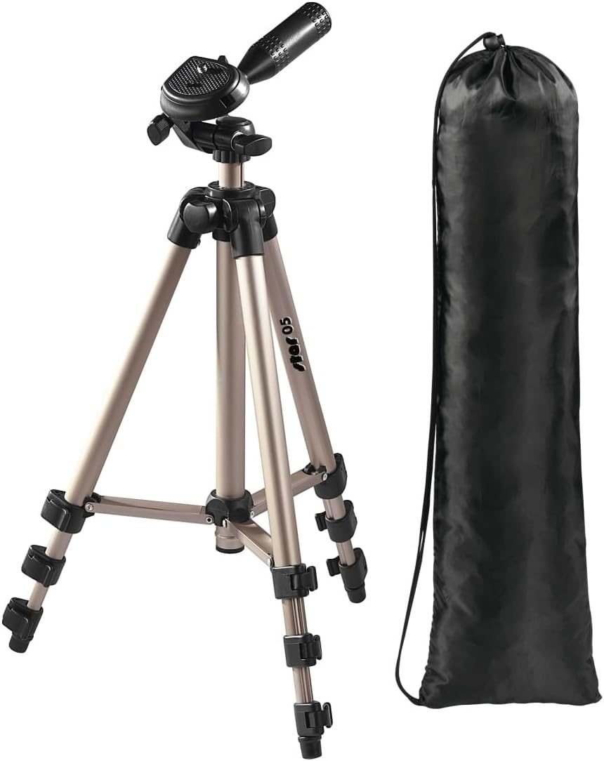 Hama light entry tripod with tripod champagne, 36-106 cm., silver, 36.5-106.5 cm