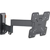 Vogel's TVM 3245 draaibare TV beugel voor 19-43 inch televisies, Max. 15 kg, Draaibaar tot 180°, Full-motion TV steun met een maximale VESA 200x200, Geschikt voor alle TV merken, Zwart