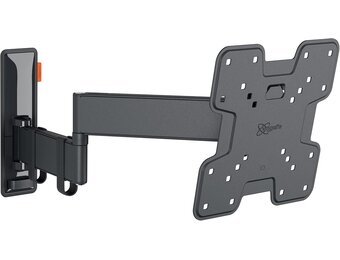 Vogel's TVM 3245 draaibare TV beugel voor 19-43 inch televisies, Max. 15 kg, Draaibaar tot 180°, Full-motion TV steun met een maximale VESA 200x200, Geschikt voor alle TV merken, Zwart