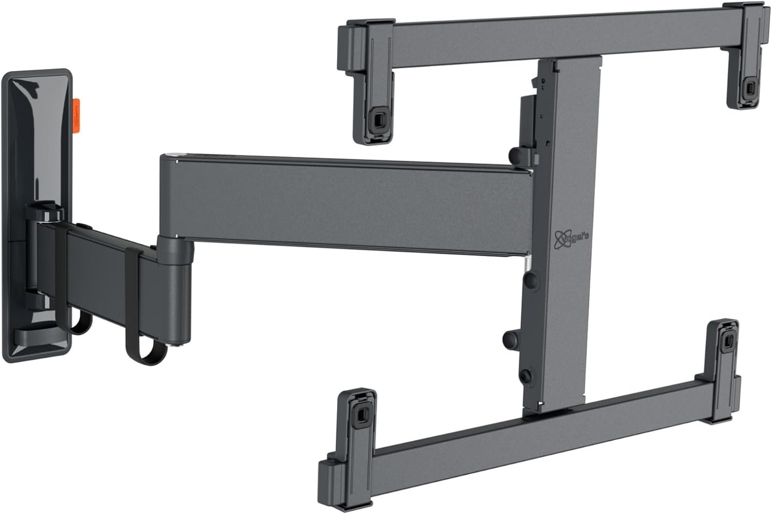Vogel's TVM 3245 draaibare TV beugel voor 19-43 inch televisies, Max. 15 kg, Draaibaar tot 180°, Full-motion TV steun met een maximale VESA 200x200, Geschikt voor alle TV merken, Zwart