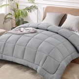 Zacht Antraciet Dekbed 135x200cm | 72% Korting | Warm & Hypoallergeen