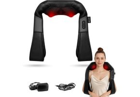 Shiatsu Nek-/Schoudermassageapparaat met Warmte (56% Korting)