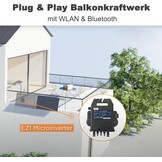 APsystems EZ1-M 800W Micro-omvormer voor Balkonkraftwerk - Wit