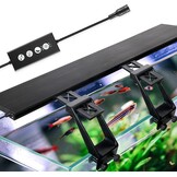Aquarium Lights with Clip, 24/7 Mode LED Aquarium Light 7 Colors with 138 LEDs, 26W 1662lm Dimmable Aquarium LED Lighting with Timer