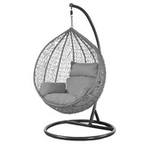 Hangstoel - ei stoel - met Frame - Grijs - tot 125 kg