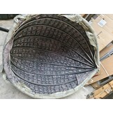 Hangstoel - ei stoel - met Frame - Grijs - tot 125 kg