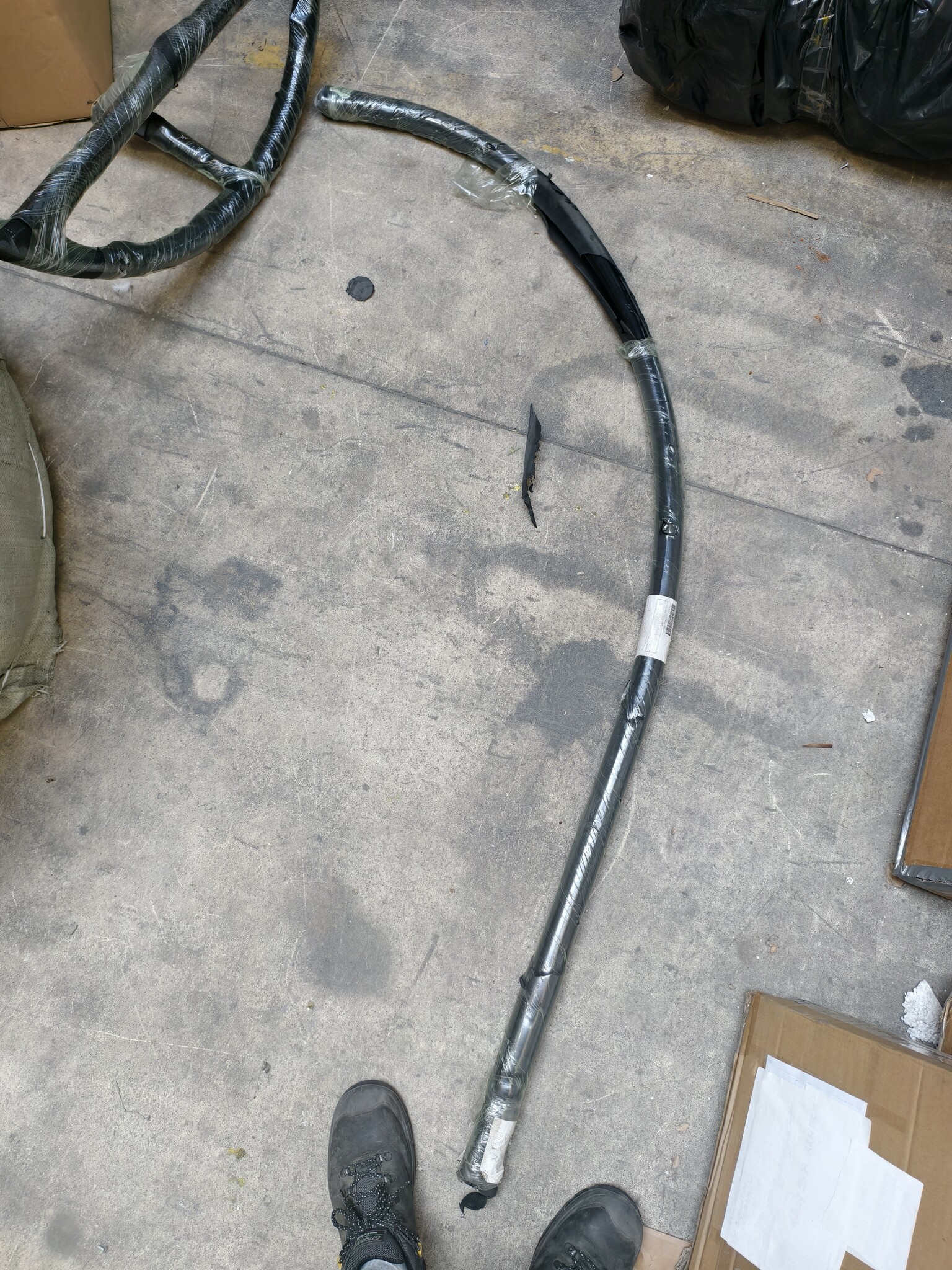 Hangstoel - ei stoel - met Frame - Grijs - tot 125 kg