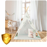 Speeltent tipi - beige - Nukido - 114×114×165 cm