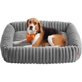 Feandrea Hondenbed, Middelgroot Orthopedisch, Wasbaar Hondenkussen, Zacht, Zachte Voering, 71 x 55 x 18 cm, Duifgrijs PGW311GD01 - Maat M (71 x 55 x 18 cm)