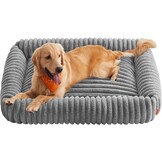 Feandrea Hondenbed, Middelgroot Orthopedisch, Wasbaar Hondenkussen, Zacht, Zachte Voering, 71 x 55 x 18 cm, Duifgrijs PGW311GD01 - Maat M (71 x 55 x 18 cm)