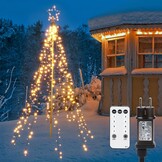 450 LED Kerstboomverlichting Warm Wit - Binnen/Buiten - 74% Korting