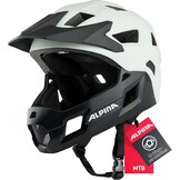 Alpina Rupi Full-Face Kinderhelm - Off-White Mat - 50-55 cm