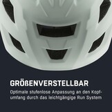 Alpina Rupi Full-Face Kinderhelm - Off-White Mat - 50-55 cm