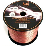 Speaker Cable 2 x 1.50 mm² 100 m Red/Black CCA Audio Cable Speaker Cable