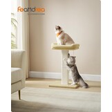 Feandrea Krabpaal voor katten - Beige - 71 cm hoog