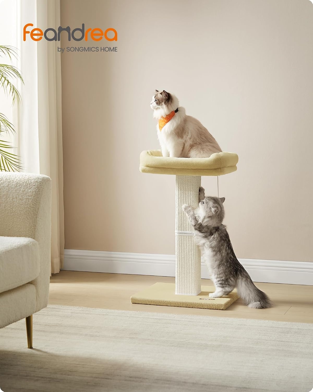 Feandrea Krabpaal voor katten - Beige - 71 cm hoog
