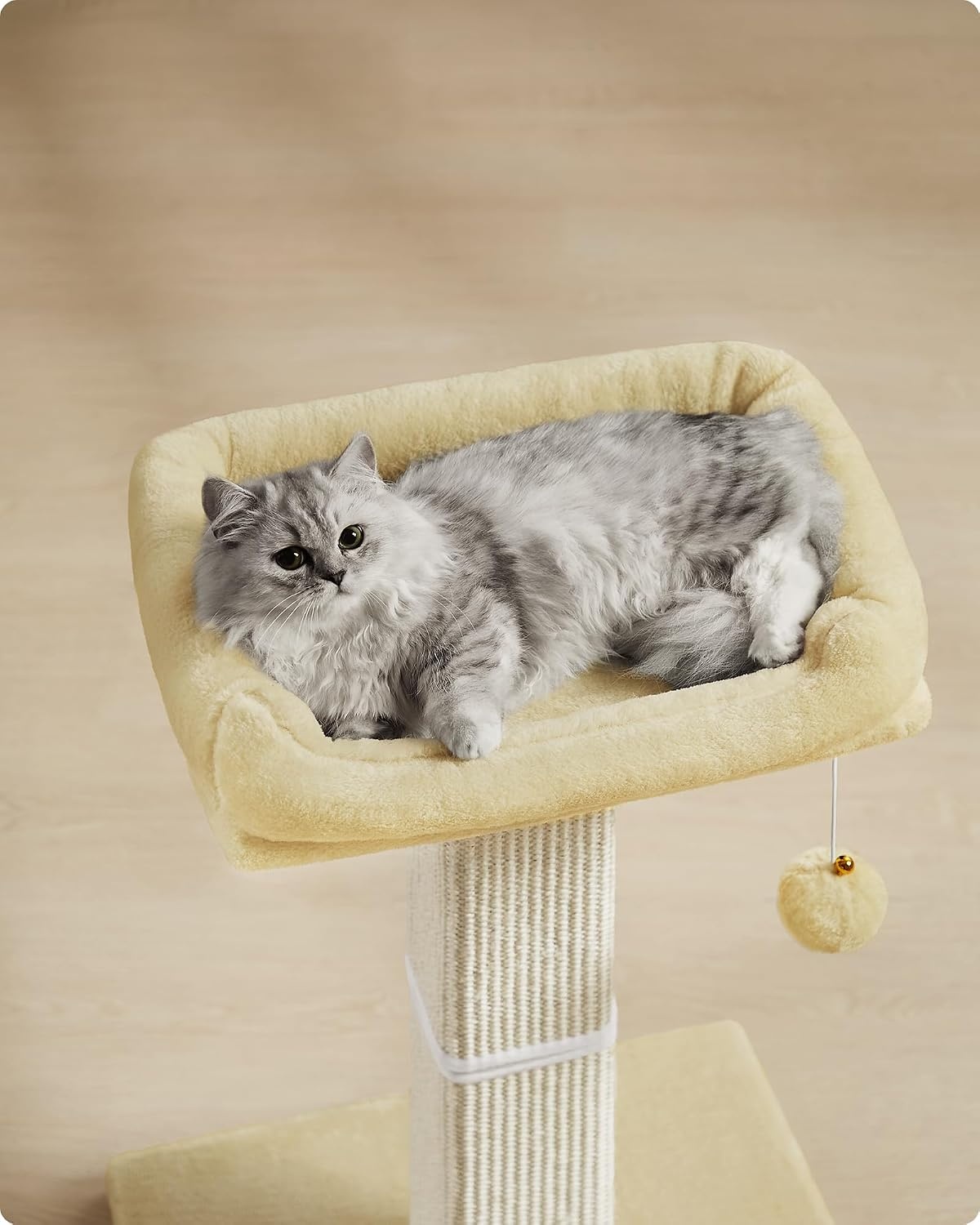 Feandrea Krabpaal voor katten - Beige - 71 cm hoog