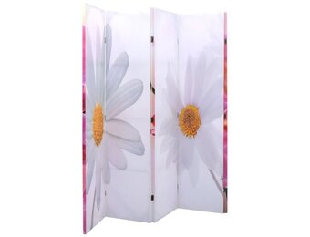 vidaXL Kamerscherm inklapbaar bloem 200x170 cm