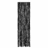 vidaXL Vliegengordijn 56x185 cm chenille antraciet