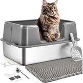 Kattenbakvulling van roestvrij staal